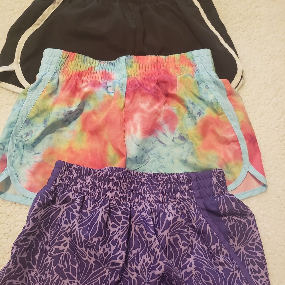 Girls athletic shorts bundle